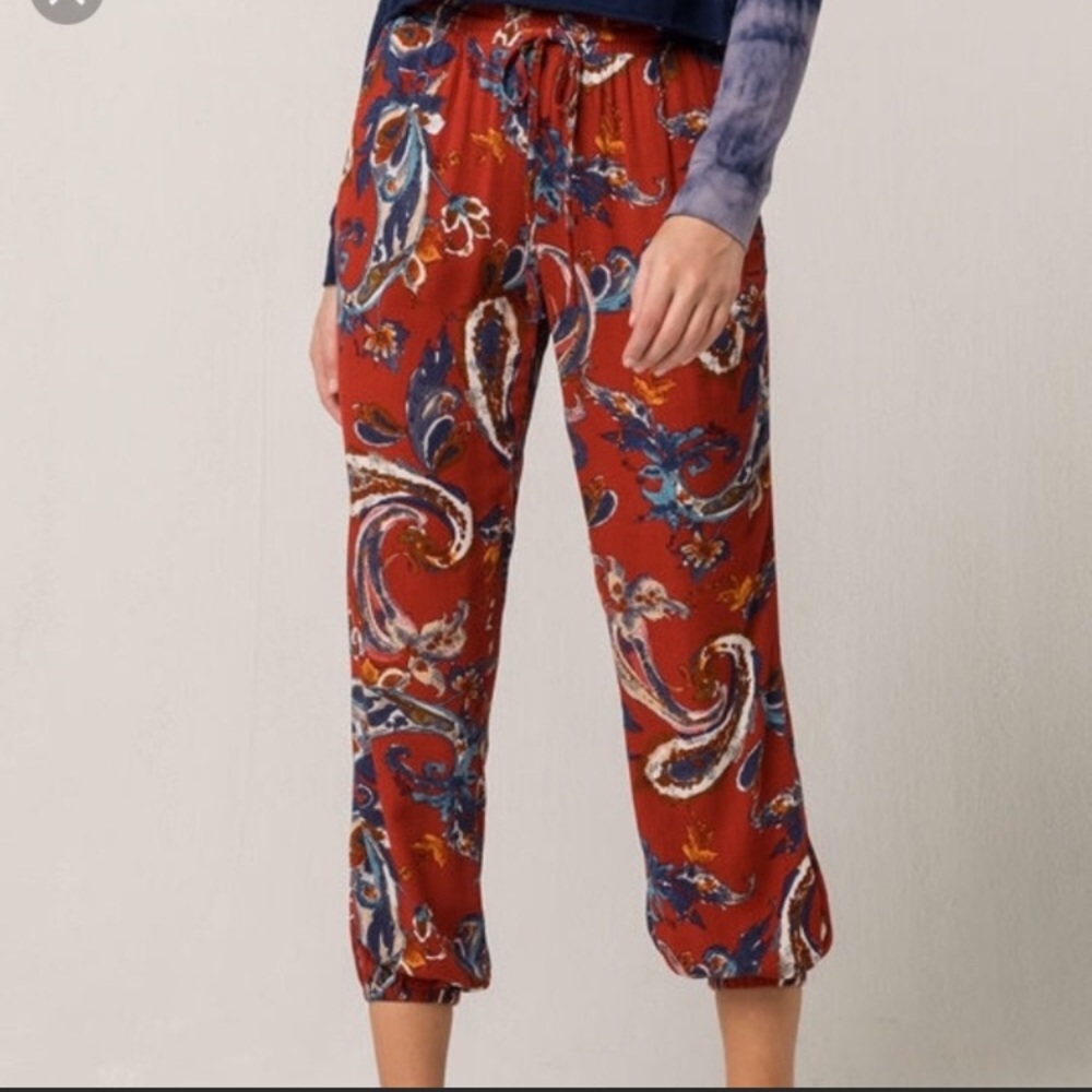 Tilly’s Boho Red Paisley Harem Festival Pants